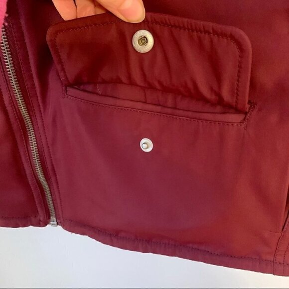 Burgundy Faux Fur Reversible 2 in 1 Vest - Picture 11 of 15